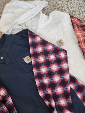 🛹 Skater / Grunge Vibe Lightweight Carhartt Duo & Flannel. Streetwear Cabincore